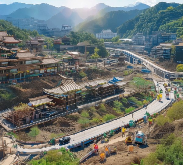 肥东县文化山公路改造工程，传承文明与创新的双轮驱动
